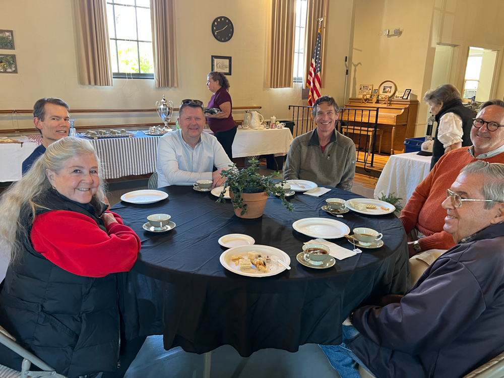 members at the January social